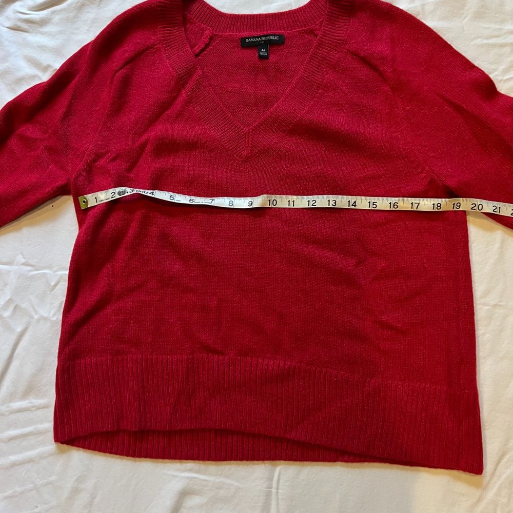 Banana Republic, Medium, Red Sweater